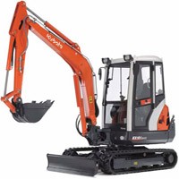 3/4 Tonne Excavator (Kubota KX008-3)
